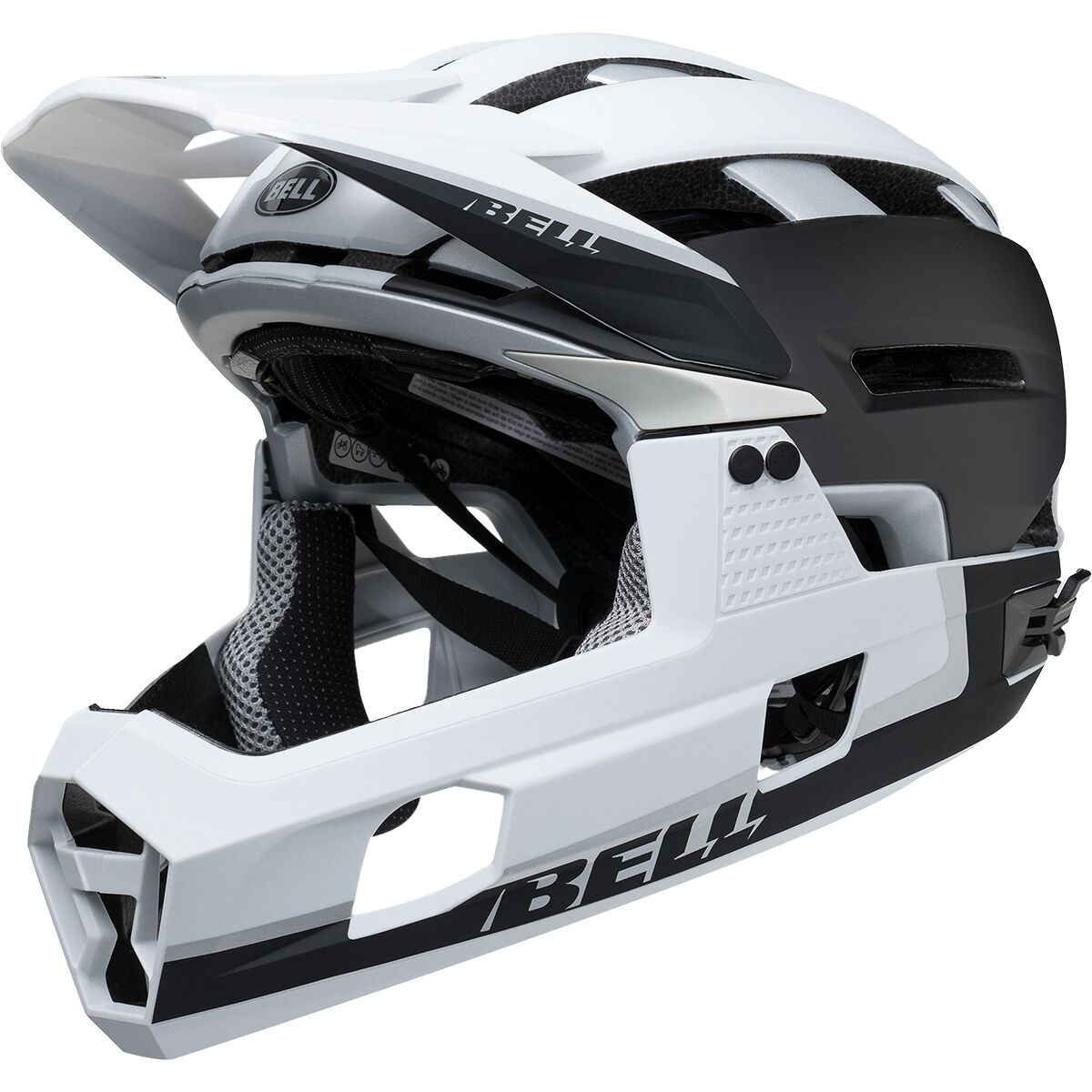 Image of Bell Super Air R Mips Helmet Matte Black/White, S
