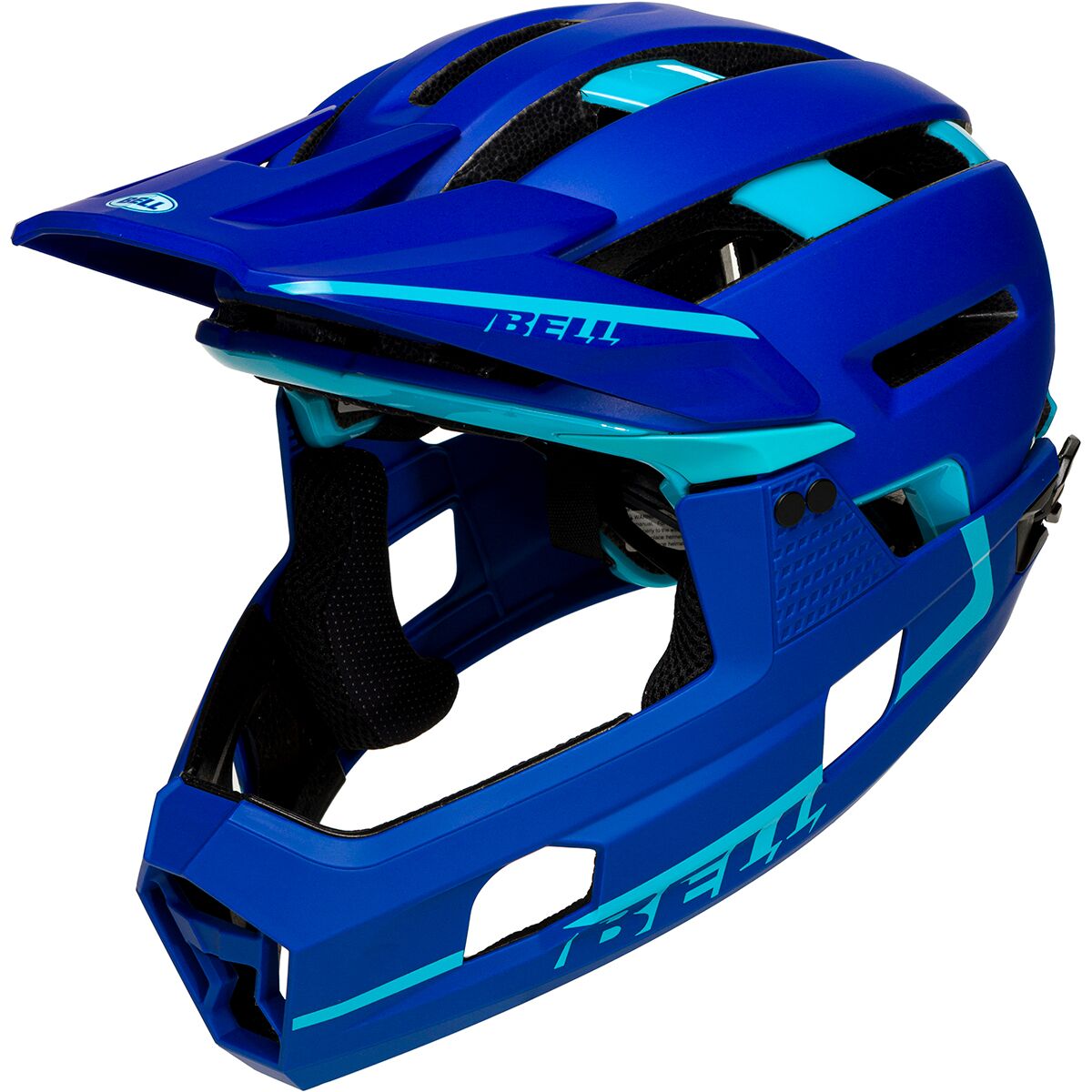 Image of Bell Super Air R Mips Helmet Matte/Gloss Blues, L