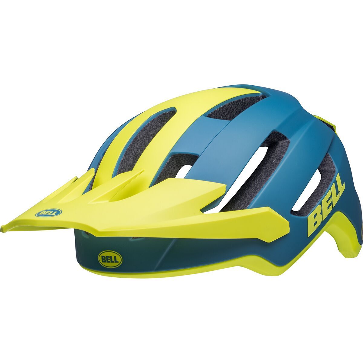 Image of Bell 4Forty Air Mips Helmet Blue/Hi-Viz, L