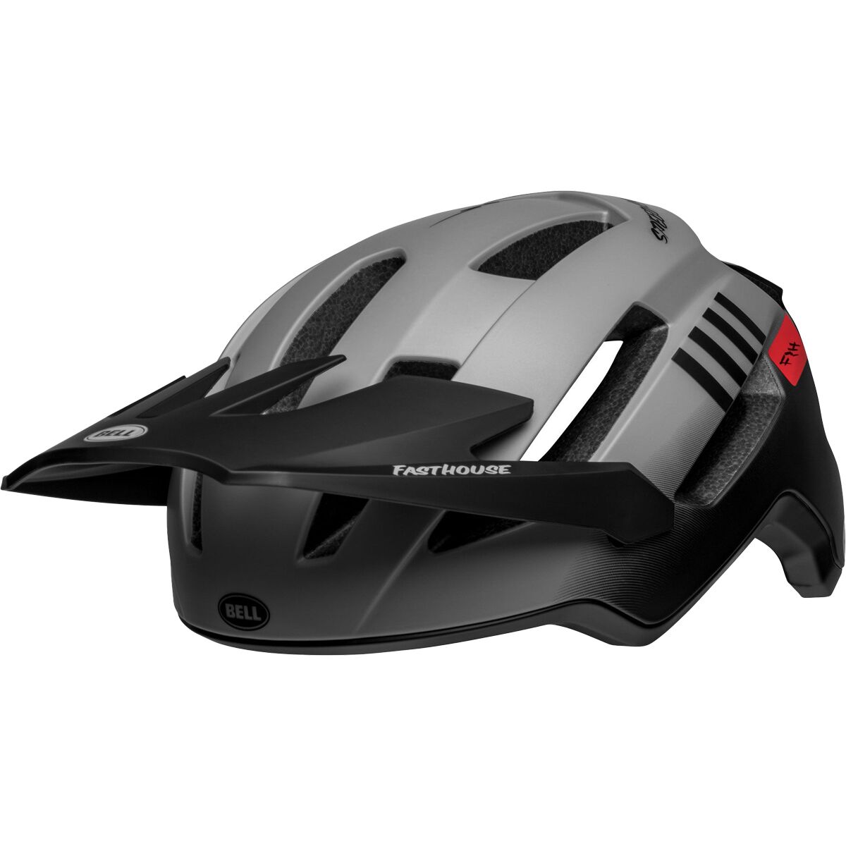 Image of Bell 4Forty Air Mips Helmet Fasthouse Matte Gray/Black, M
