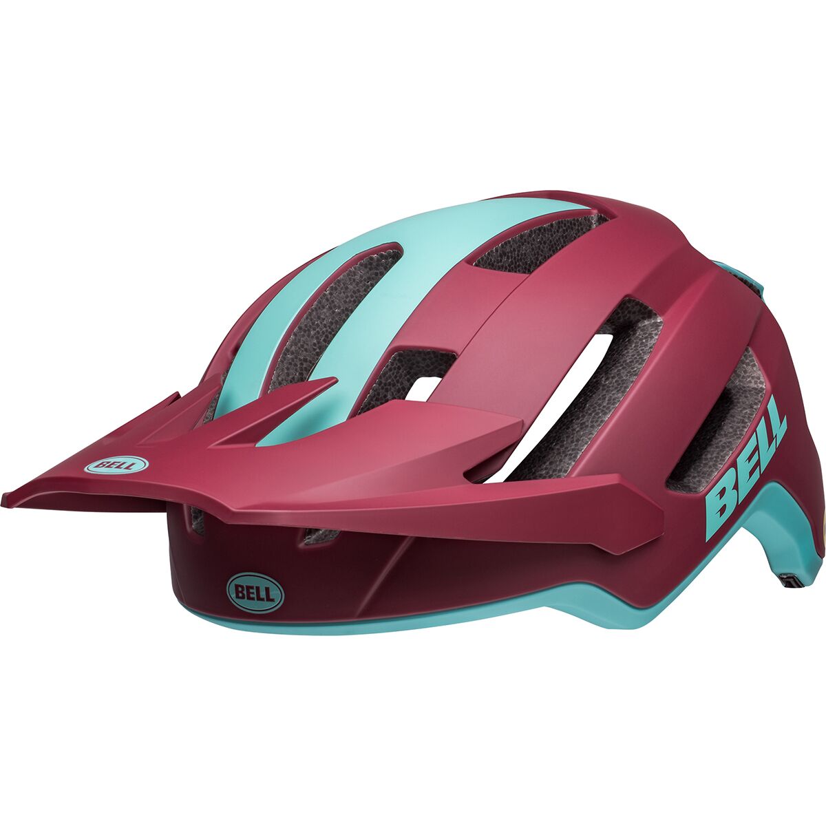 Image of Bell 4Forty Air Mips Helmet Matte Brick Red/Ocean, M