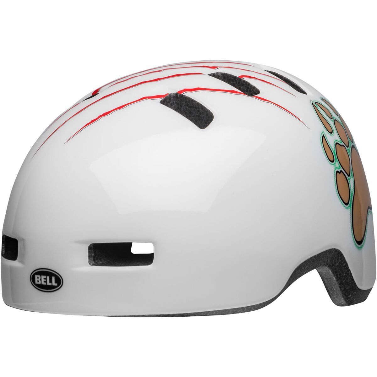Image of Bell Lil Ripper Helmet - Kids' Grizzly Gloss White, Universal Child