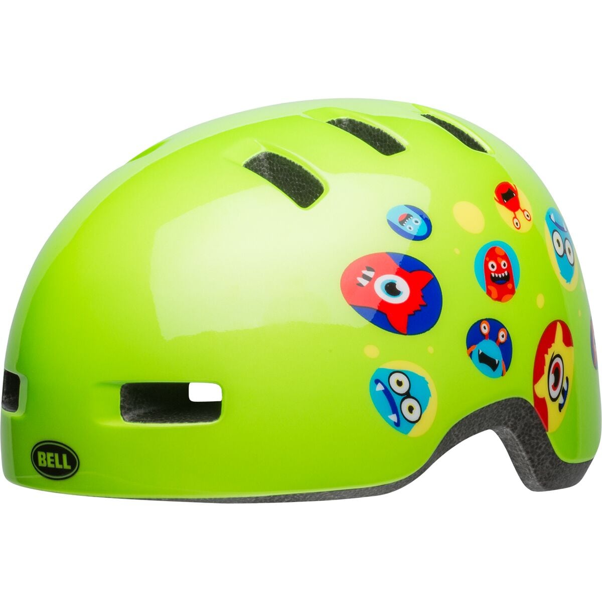 Image of Bell Lil Ripper Helmet - Kids' Monsters Gloss Green, One Size