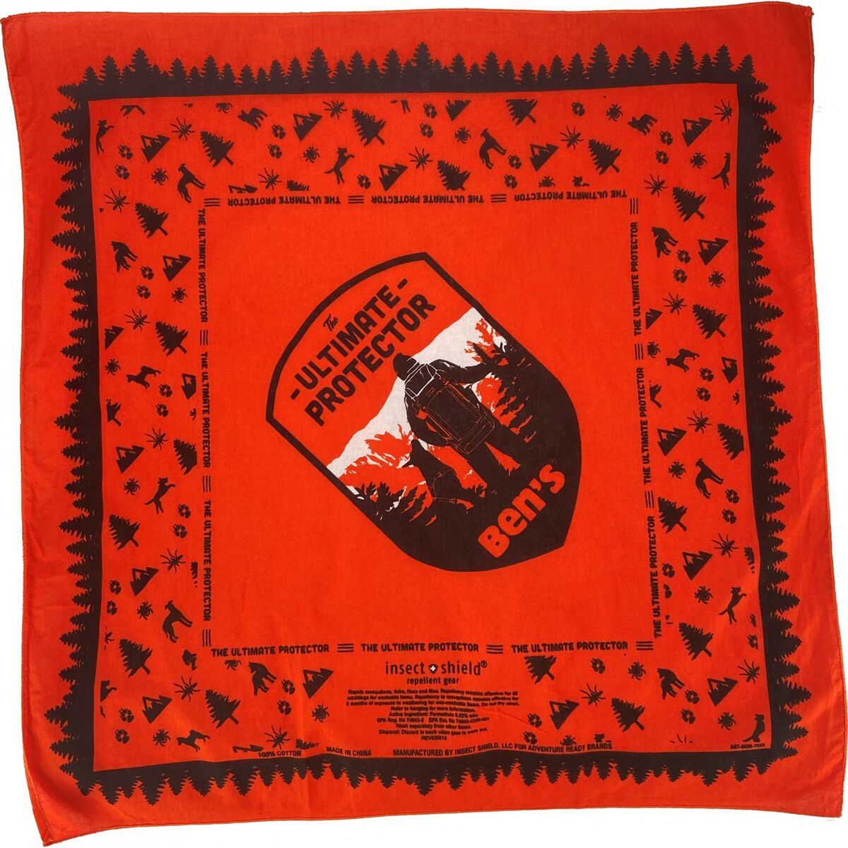 Image of Ben's Dog Bandana With Insect Shield One Color, One Size