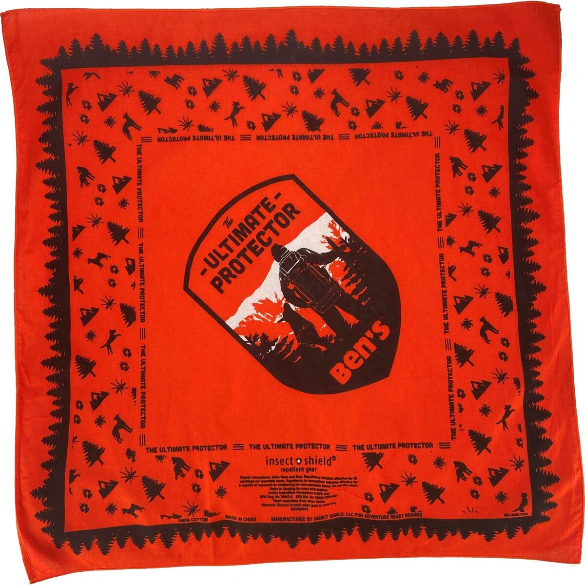 Image of Ben's Dog Bandana With Insect Shield One Color, One Size
