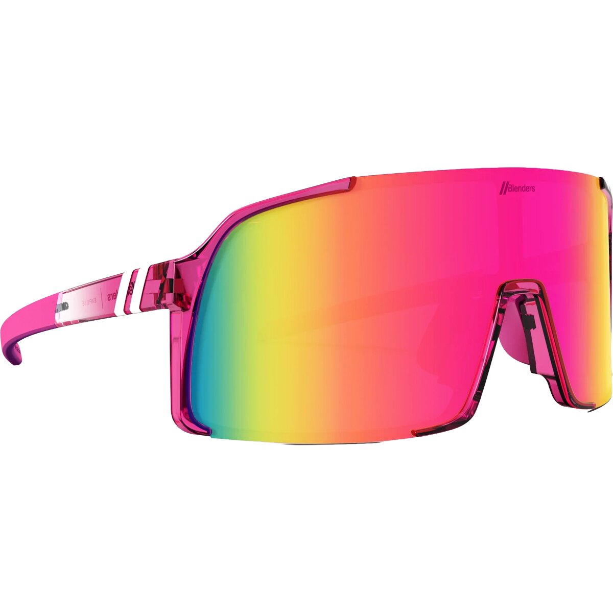 Image of Blenders Eyewear Expose Polarized Sunglasses Pink Fade, One Size
