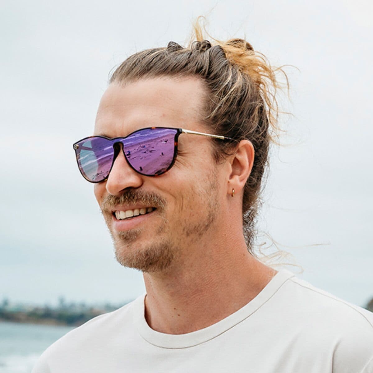 Blenders Eyewear North Park X2 Flash Riley Rounded Cat Eye Shield Lens