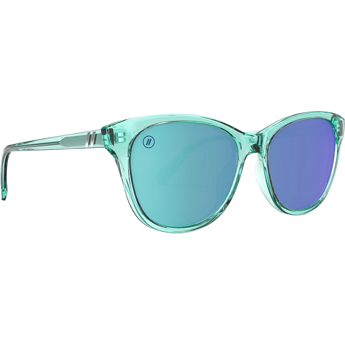Image of Blenders Eyewear Palmy Polarized Sunglasses Crystal Aqua, One Size