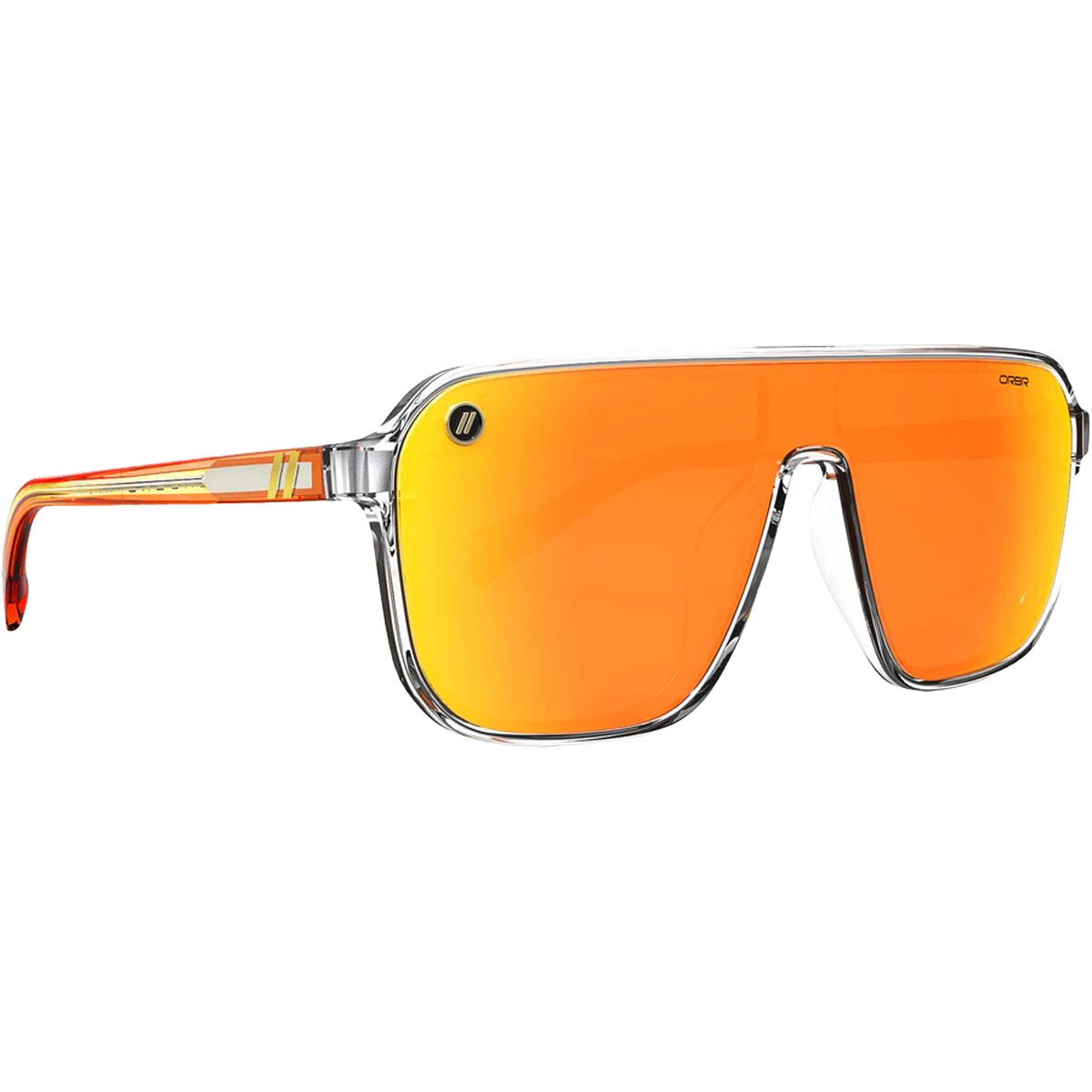 Image of Blenders Eyewear Meister X2 Polarized Sunglasses Orange Circuit, One Size
