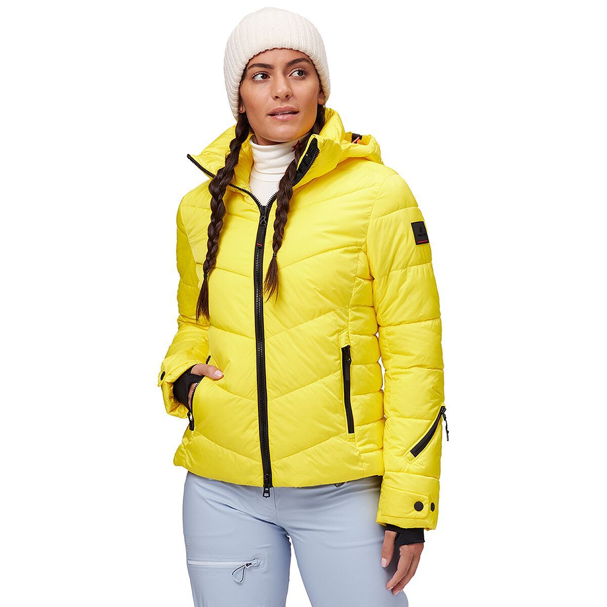 yellow ski jacket womens