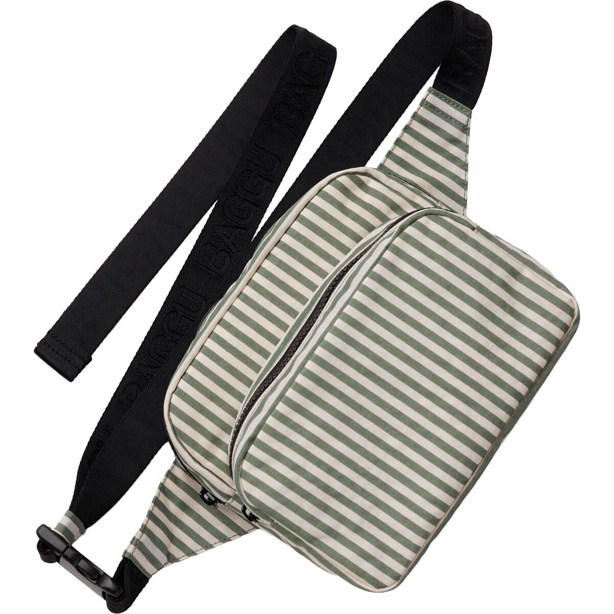 Image of BAGGU Fanny Pack - Women's Sage Stripe, One Size