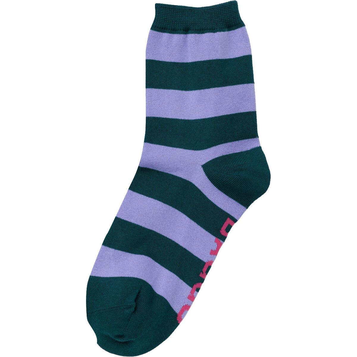 Image of BAGGU Crew Sock Malachite Stripe, 6-11W