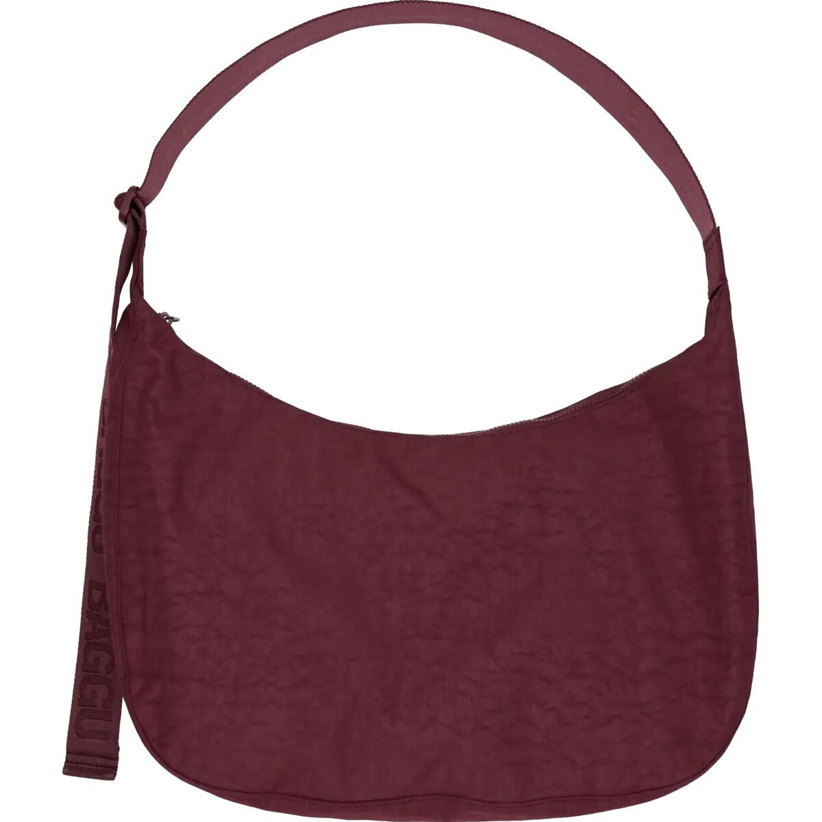 Image of BAGGU Large Nylon Crescent Bag Mahogany, One Size