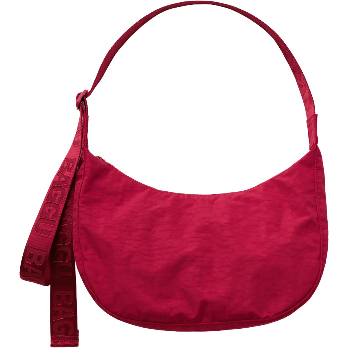 Image of BAGGU Medium Nylon Crescent Bag Cherry, One Size