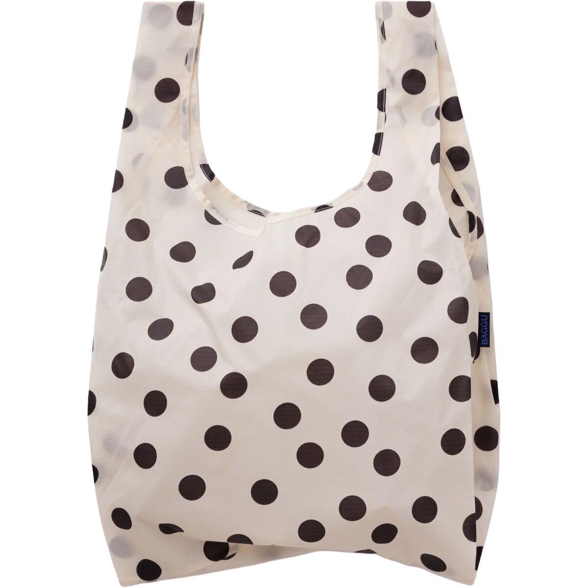 Image of BAGGU Standard Baggu Cream and Black Polka Dot, One Size