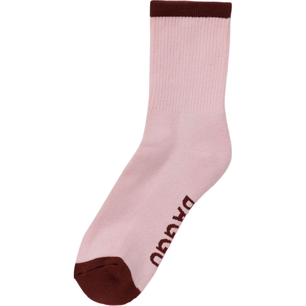 Image of BAGGU Ribbed Sock - Women's Blush Mix, One Size