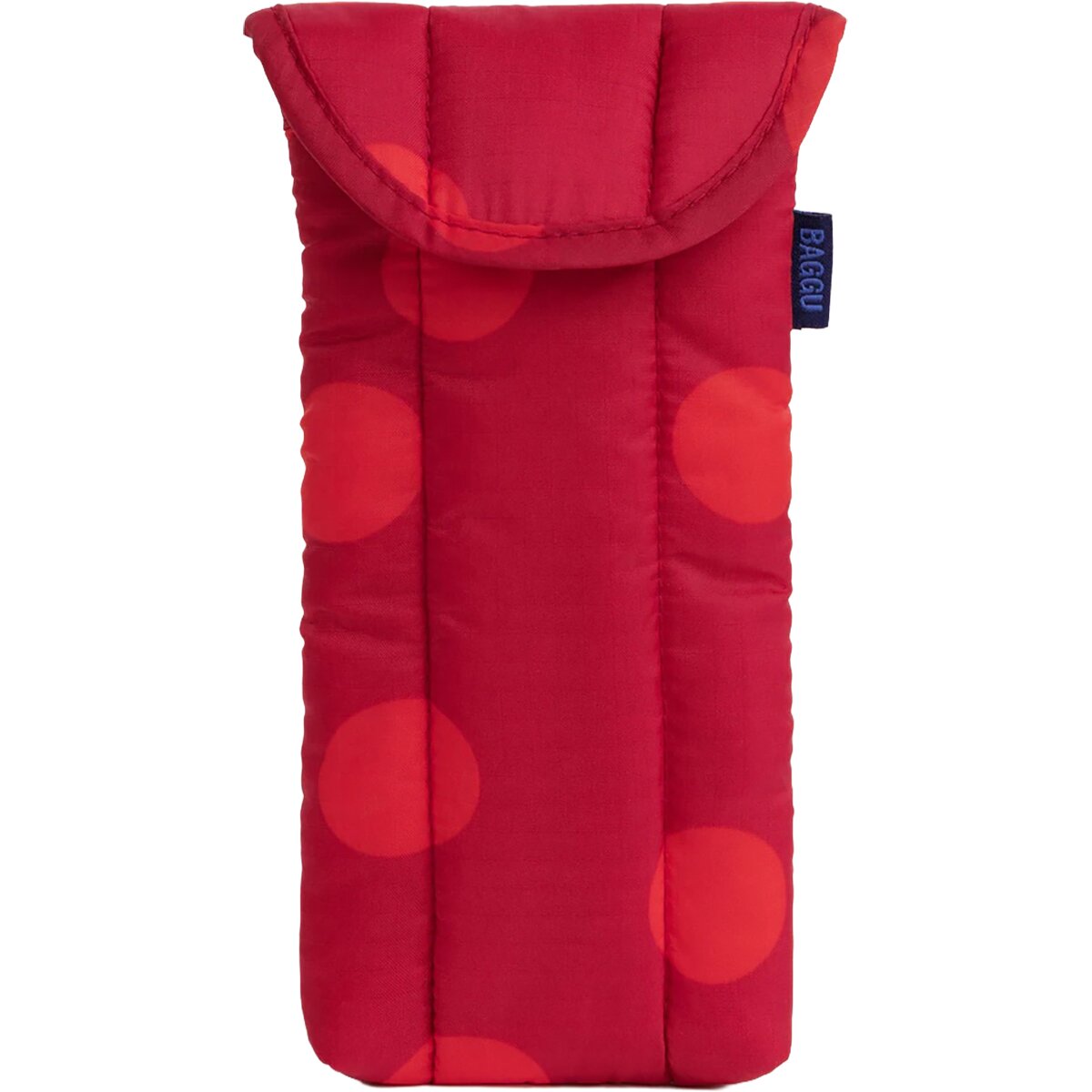 Image of BAGGU Puffy Glasses Sleeve Red Polka Dot, One Size