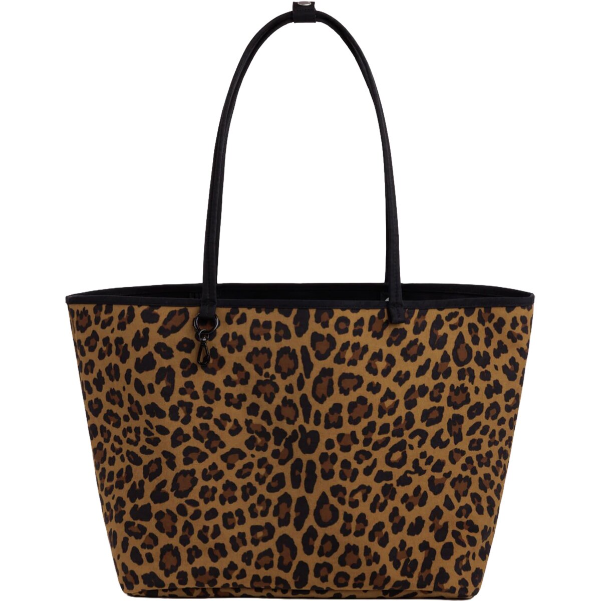 Image of BAGGU Large Nylon Reversible Tote Bag Leopard Mix, One Size