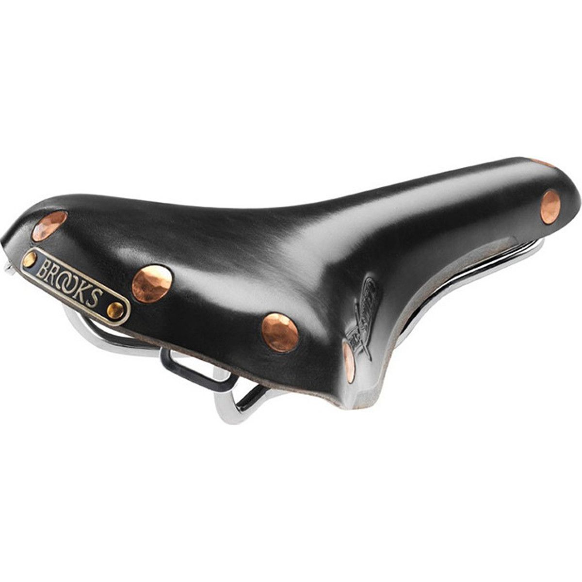 Image of Brooks England Swift Saddle - Men's Black-Chrome Steel, One Size