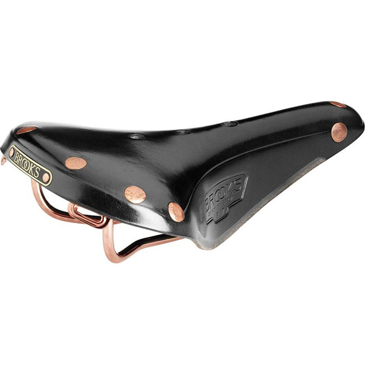 Image of Brooks England B17 Special Saddle Black-Copper Steel, One Size