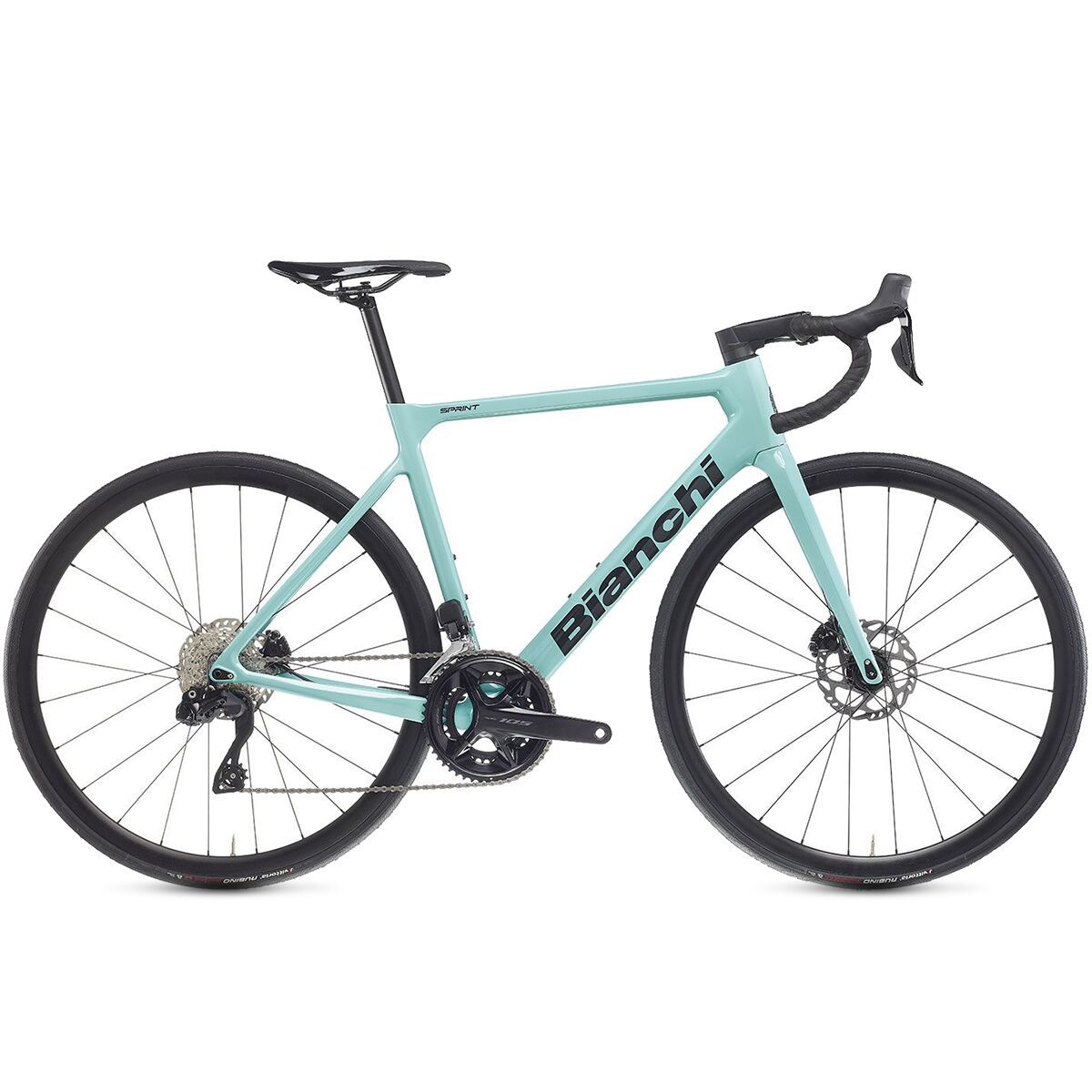 Image of Bianchi Sprint 105 Di2 Road Bike CK16/Graphite, 53cm