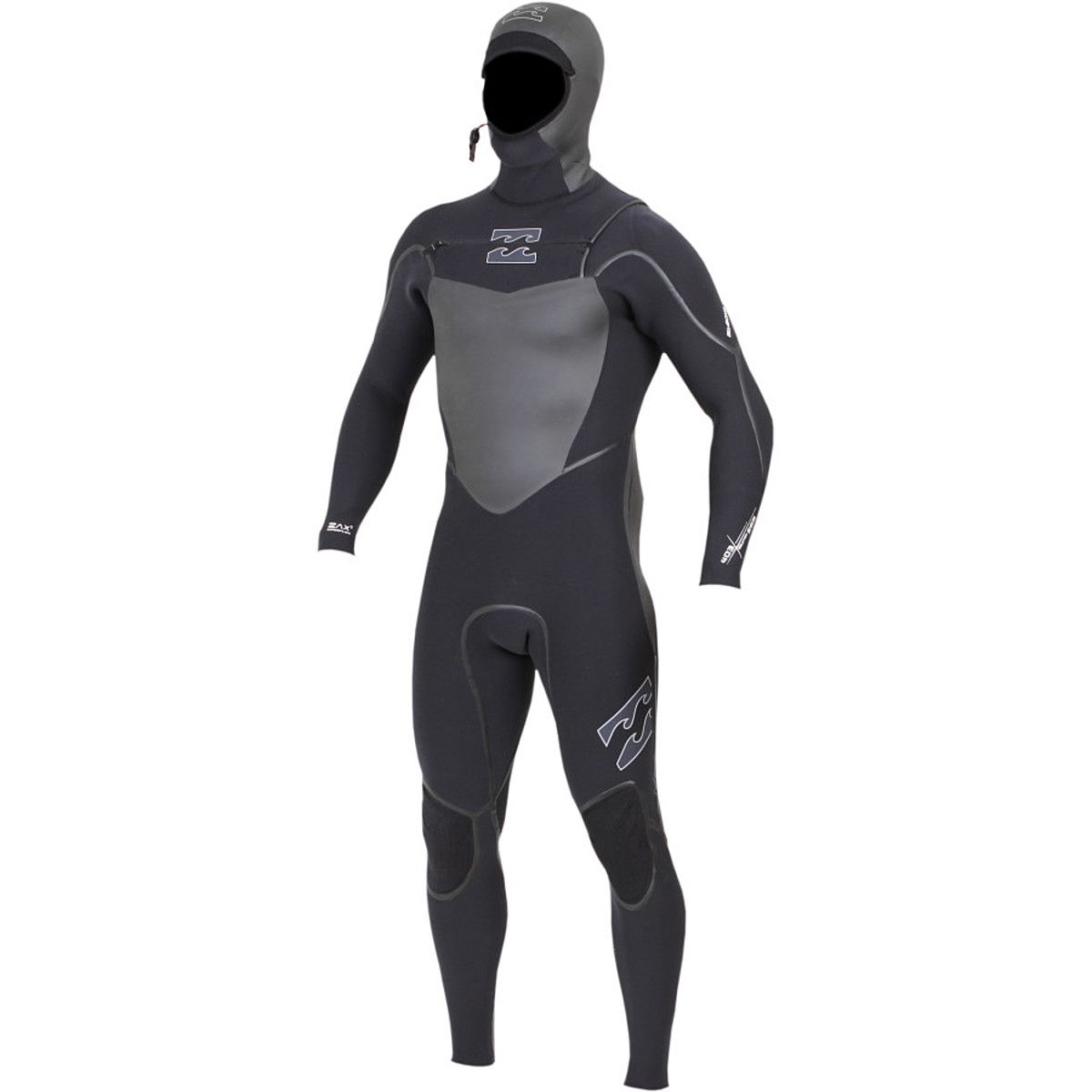 Billabong The Solution フルスーツ ブラック 4/3mm Absolute Natural Upcycler GBS Chest Zip Wetsuit