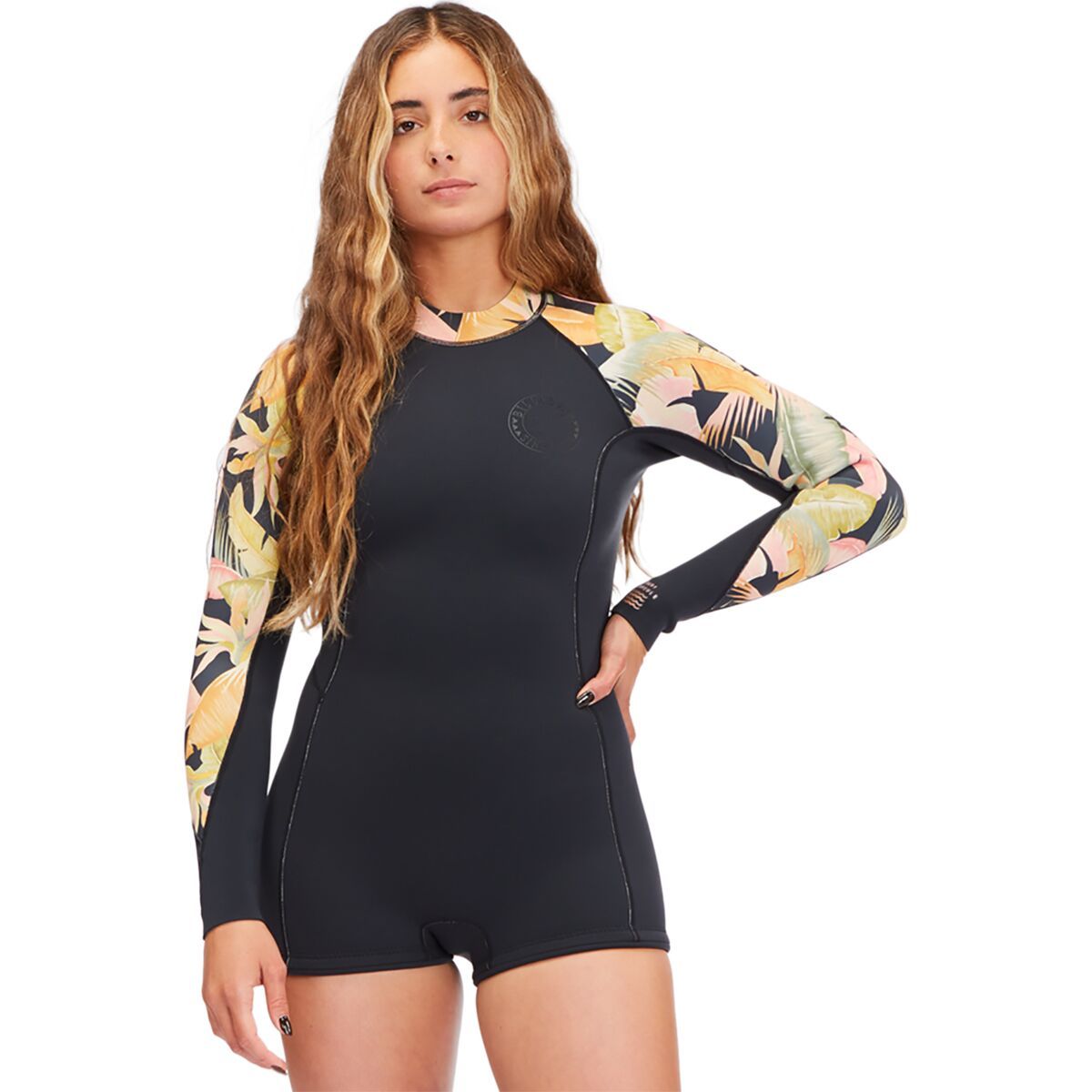 Billabong Spring Fever Long-Sleeve Spring Wetsuit - Women's Jungle Night, 4