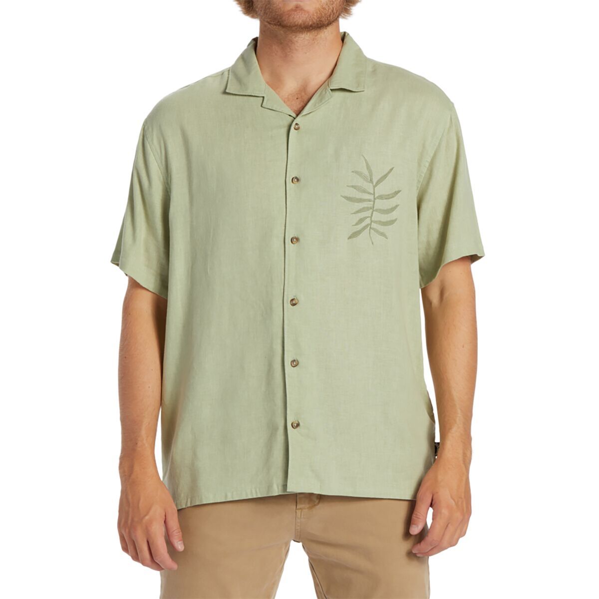 Billabong Sundays Vacay Short-Sleeve Shirt - Men's Light Sage, S