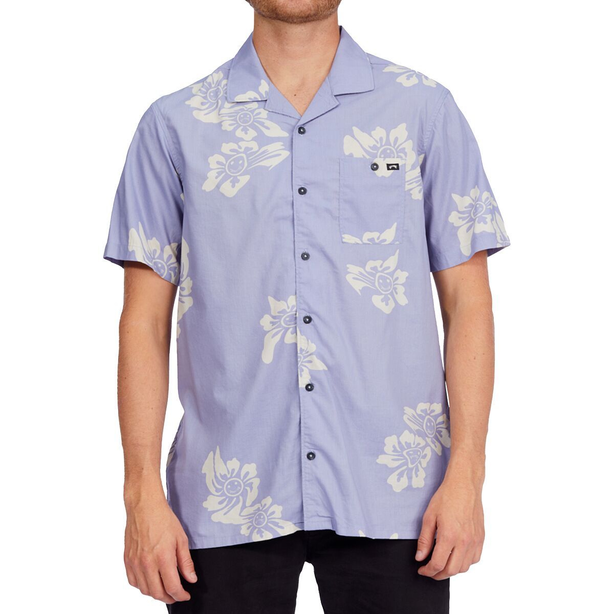 Billabong Sundays Vacay Short-Sleeve Shirt - Men's Purple Haze, M