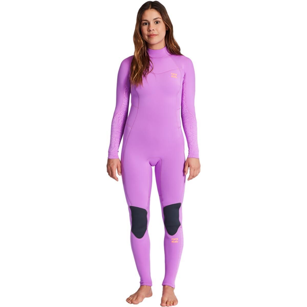 Billabong 3/2mm Synergy Back-Zip Full Wetsuit - Women's Bright Orchid, 12