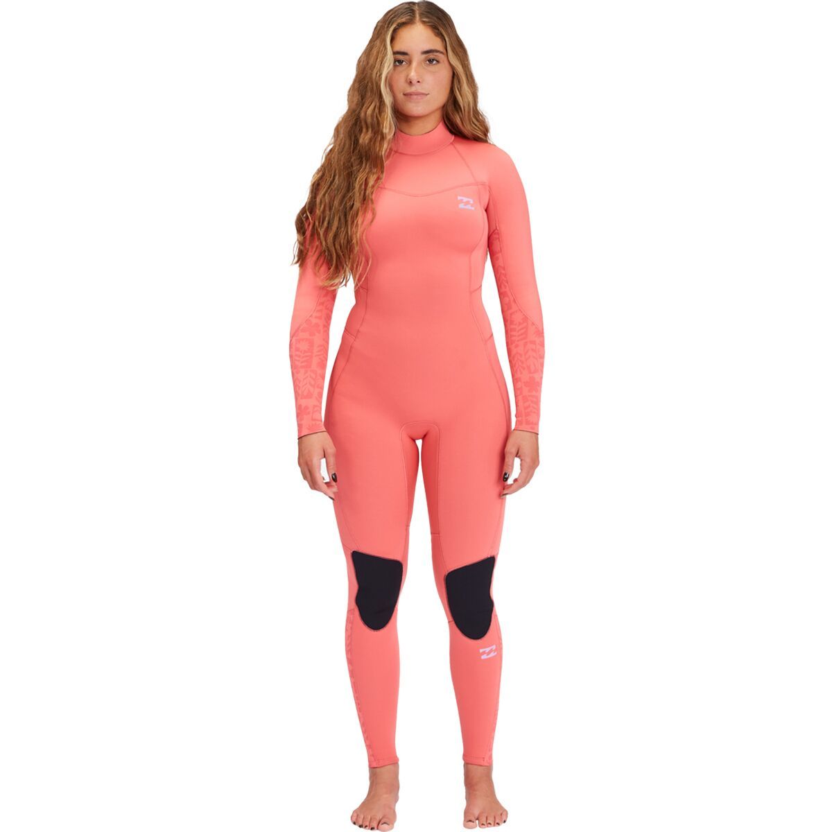 Billabong 3/2mm Synergy Back-Zip Full Wetsuit - Women's Vintage Coral, 4