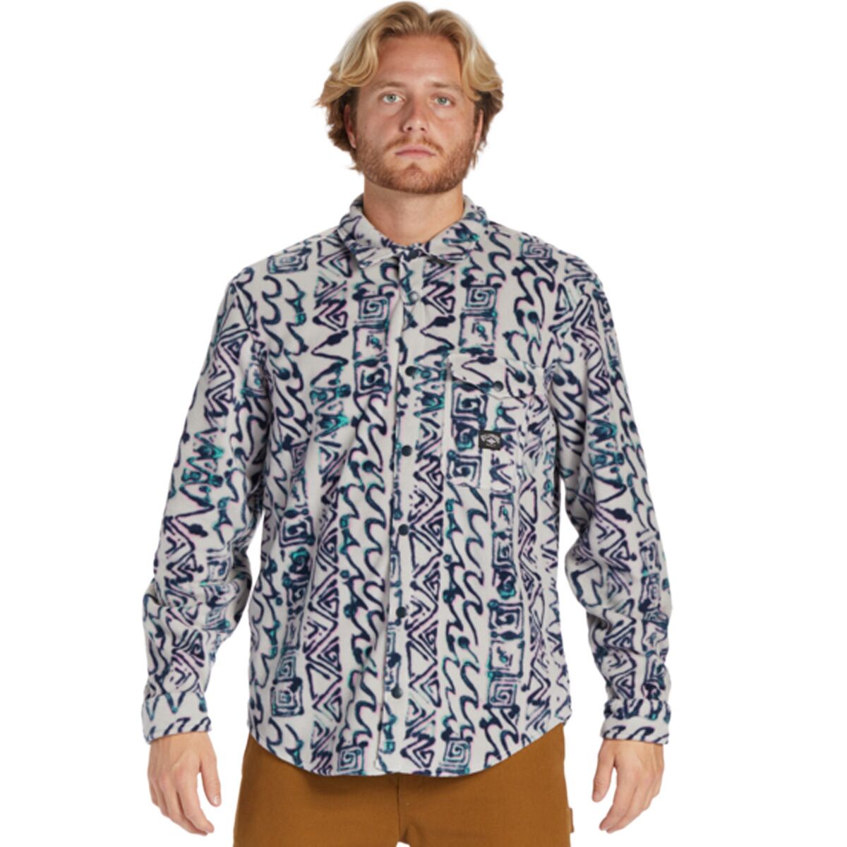 Image of Billabong Furnace Flannel Shirt - Men's Cement, S