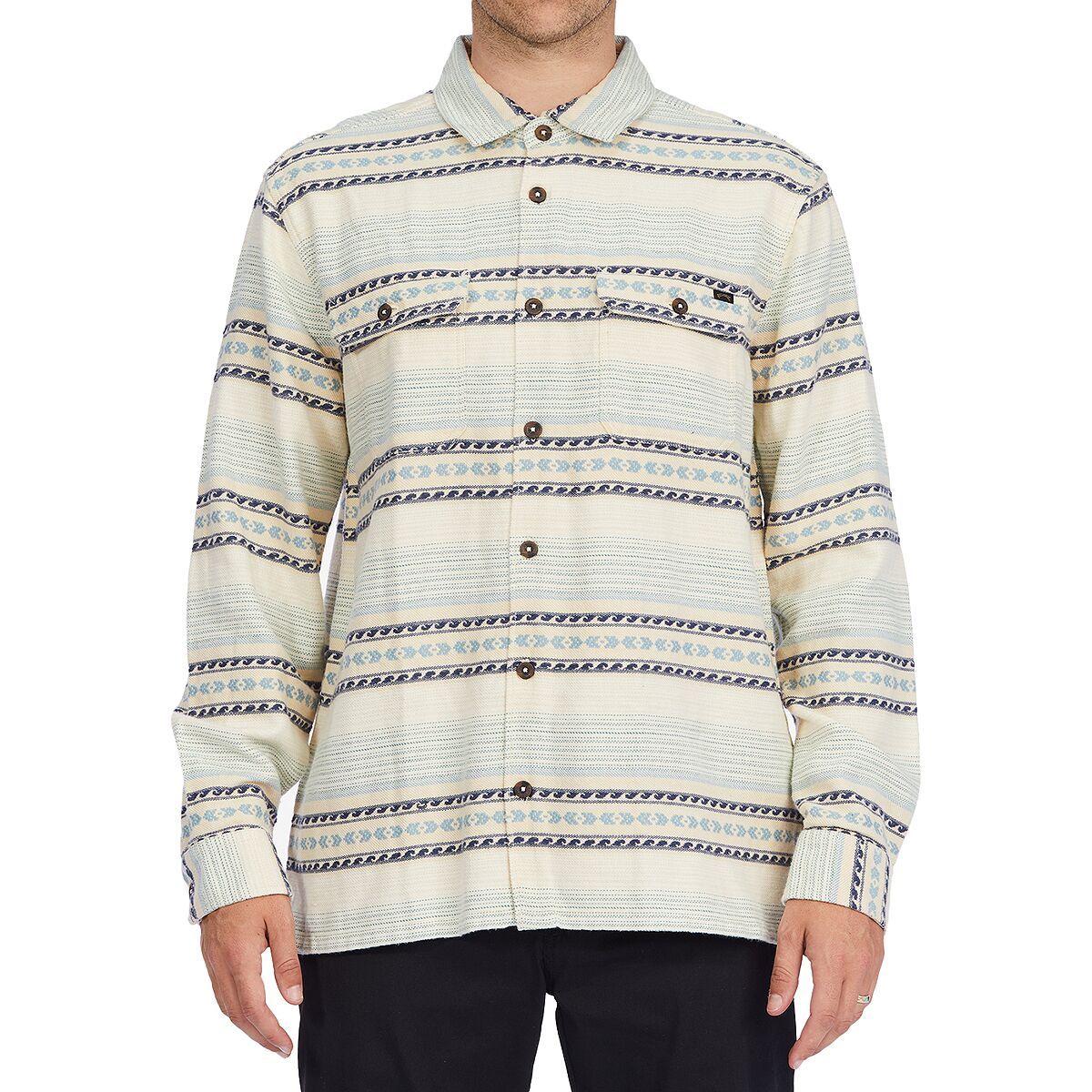 Billabong Offshore Jacquard Flannel Shirt - Men's Birch, XL