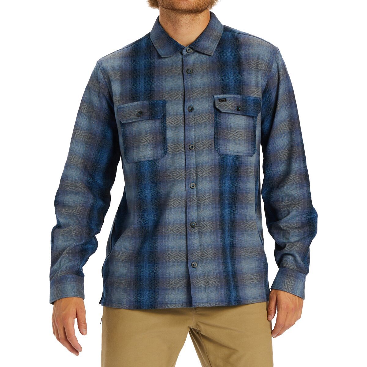 Billabong Offshore Jacquard Flannel Shirt - Men's Deep Blue, M