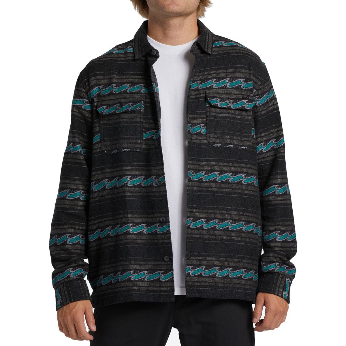 Billabong Offshore Jacquard Flannel Shirt - Men's Phantom, L