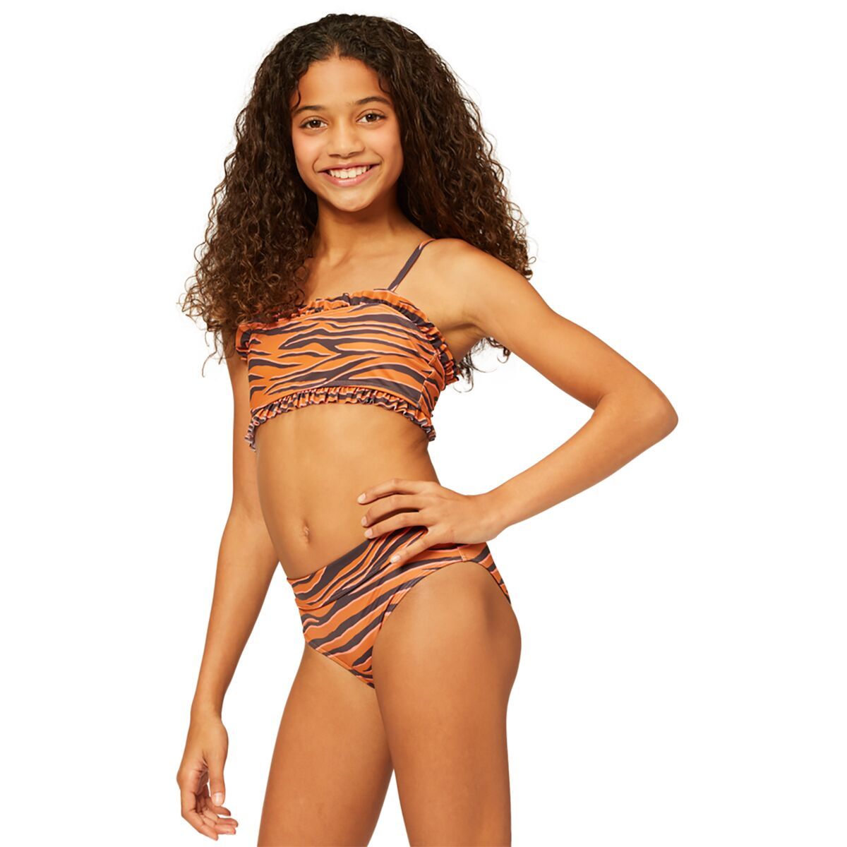 Billabong Sneakaway Ruffle Tank Bikini Set - Girls'