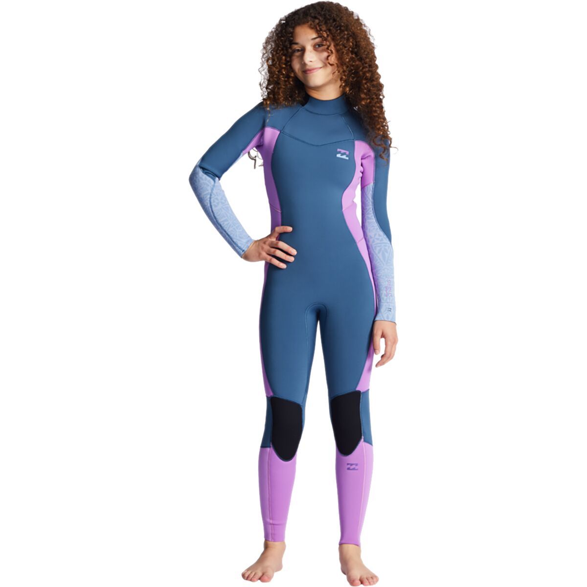 Billabong 3/2 Teen Synergy Back-Zip GBS Full Wetsuit - Girls' Deep Sea, 6