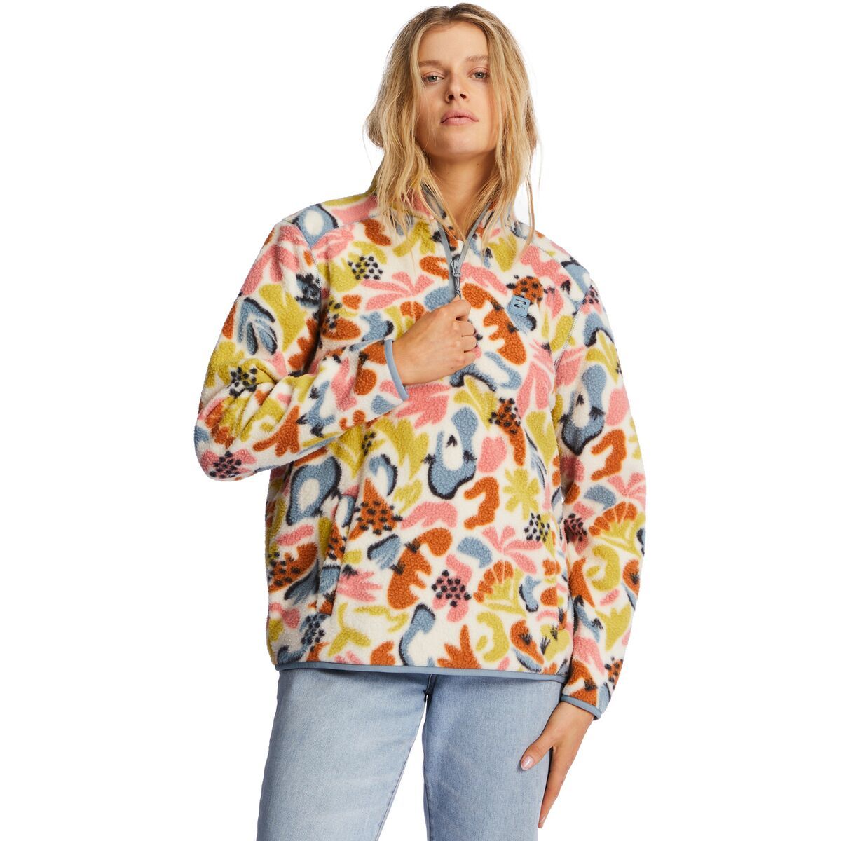 Billabong Boundary Mock 3 Pullover - Women's Multi 3, XL/14