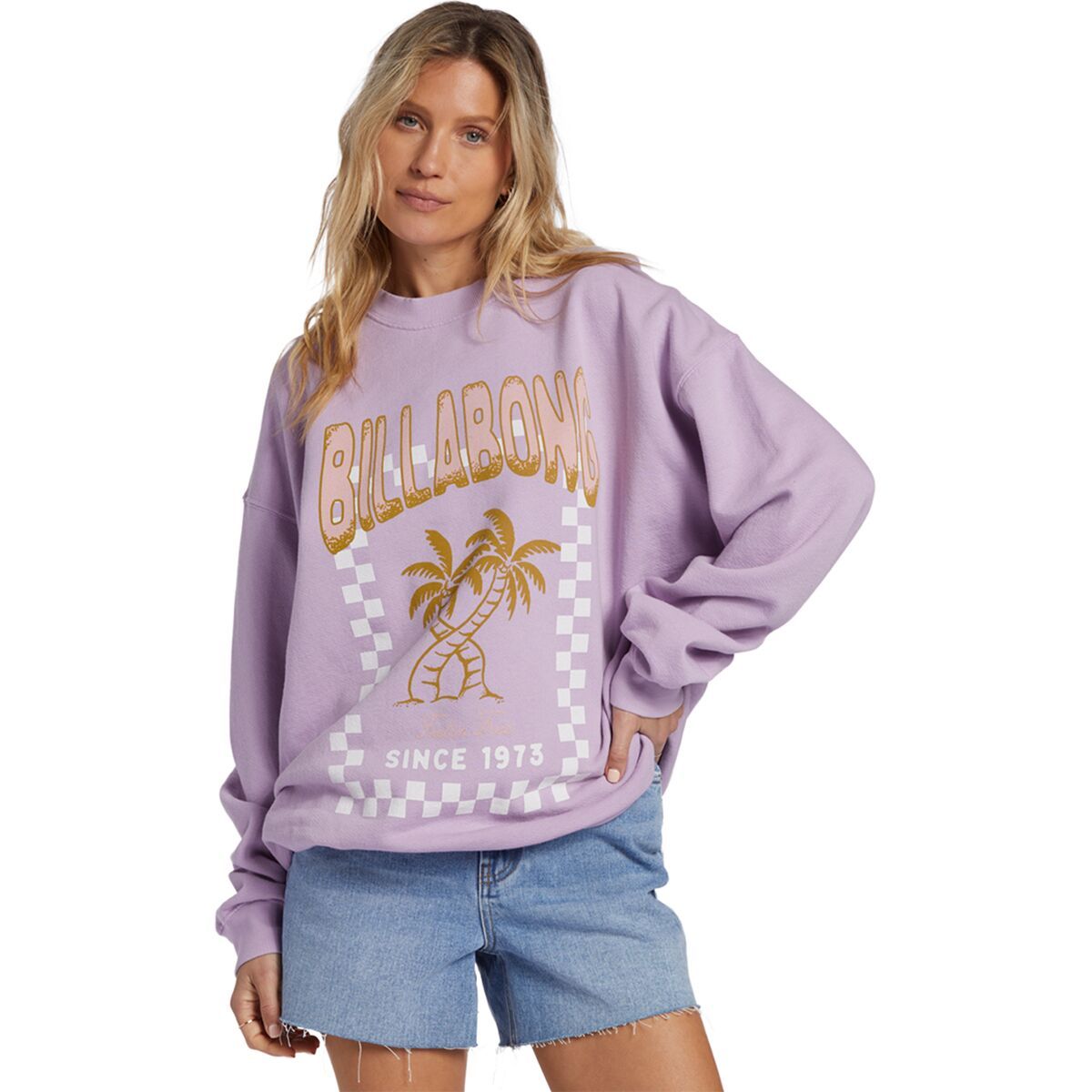 Billabong Ride In Pullover - Women's Peaceful Lilac, S/8