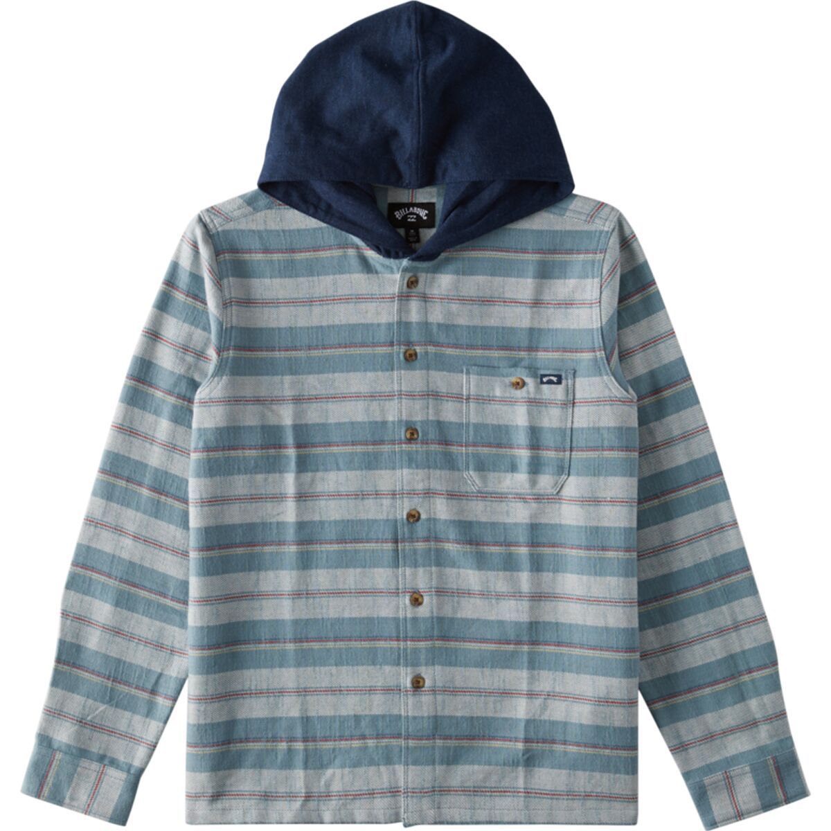 Billabong Baja Flannel - Boys' Cement, XS(8)