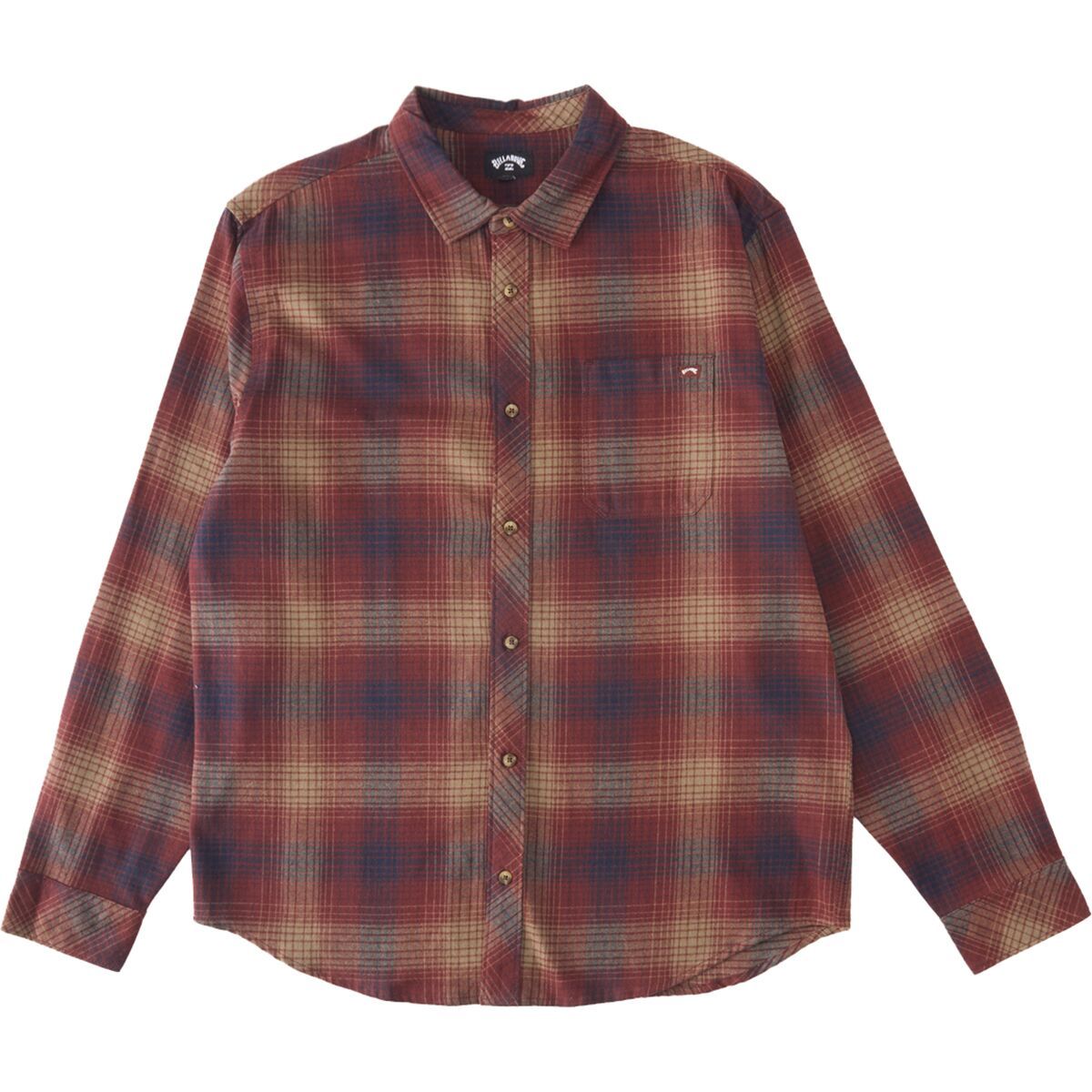 Billabong Coastline Flannel Shirt - Boys' Cloud, XS(8)