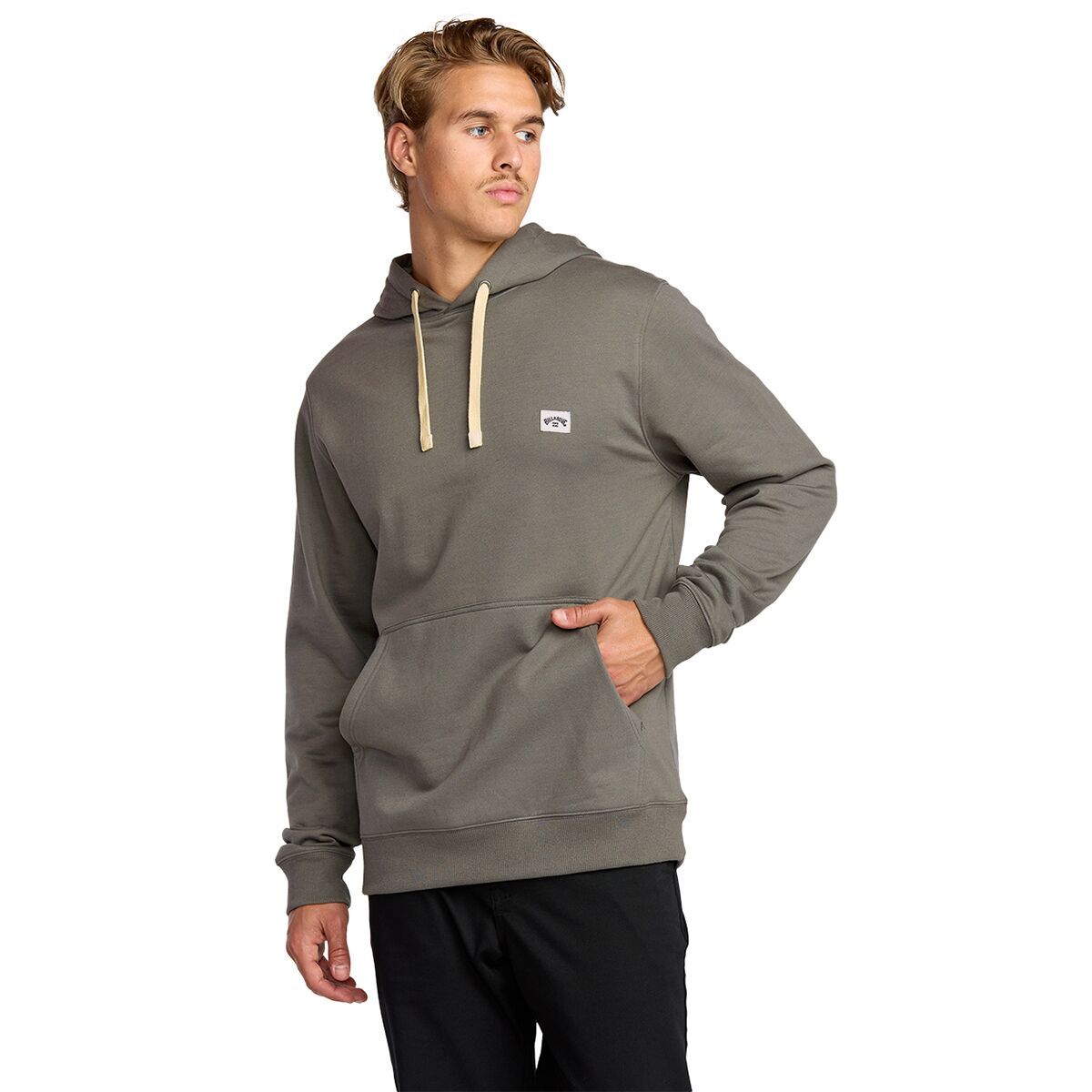 Image of Billabong All Day Pullover Hoodie - Men's Pewter, M