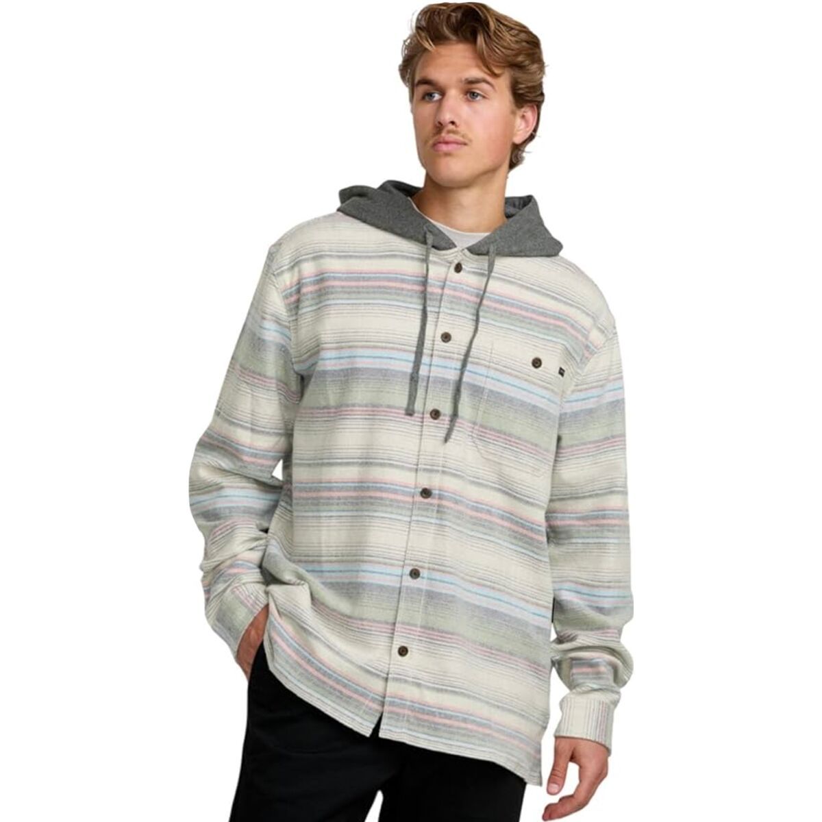 Billabong Baja Flannel - Men's Oatmeal, XL
