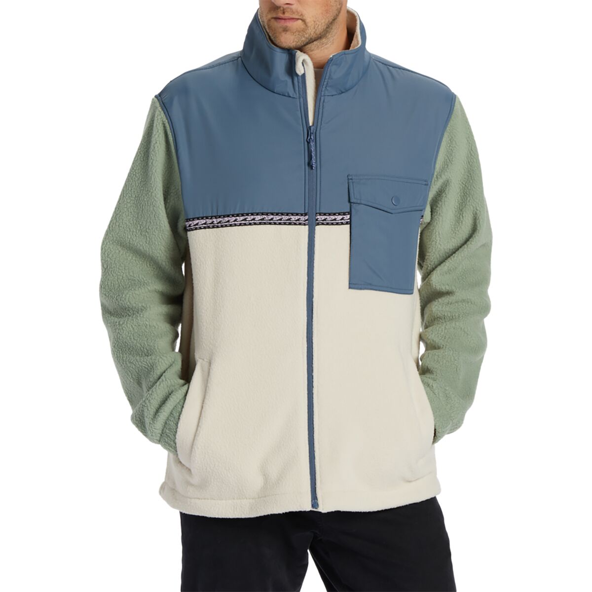 Image of Billabong Boundary Trail Zip Jacket - Men's Chino, S