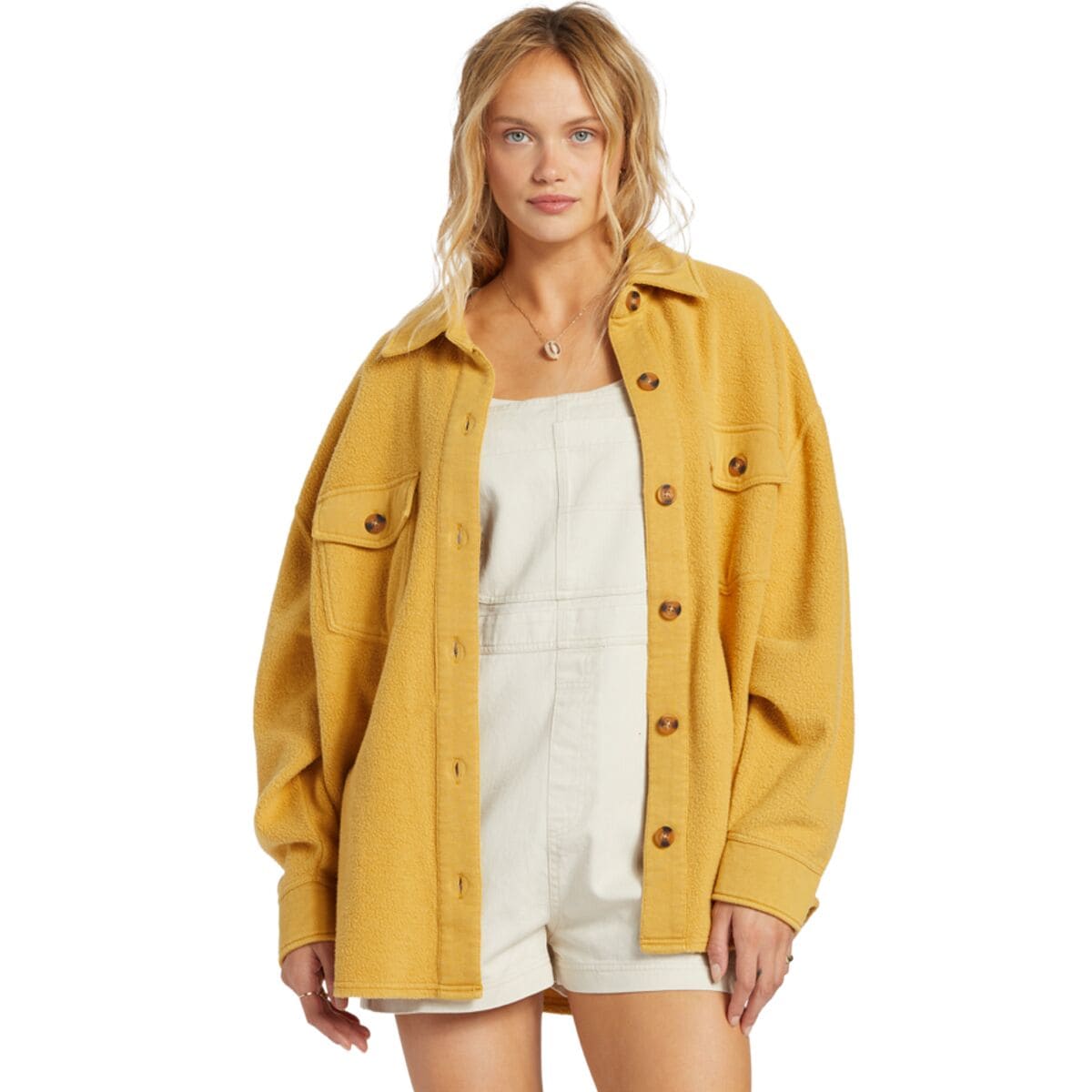 Billabong Any Time Shacket - Women's Wild Honey, L/12