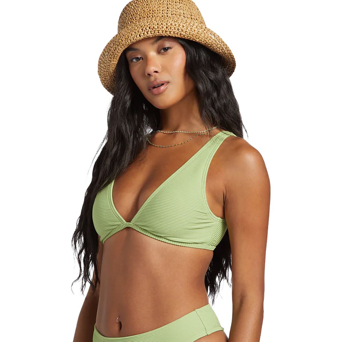 Billabong Tanlines Ava Tank Bikini Top - Women's Palm Green, XS/6