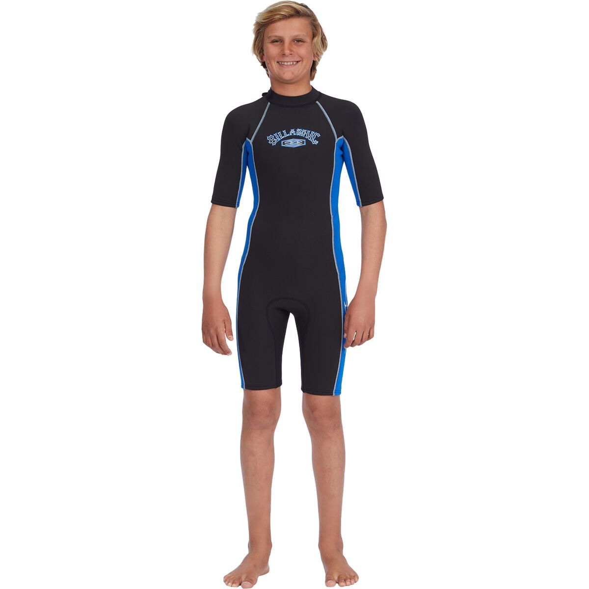 Billabong 3/2 Absolute Back-Zip Full Flatlock Wetsuit - Boys' Harbor, 12