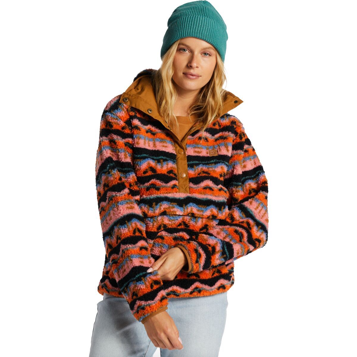 Billabong Switchback Pullover - Women's Papaya, M/10
