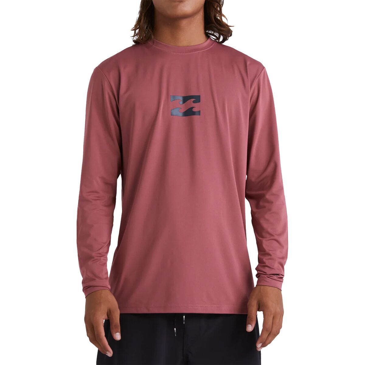 Billabong All Day Wave LF Long-Sleeve Rashguard - Men's Rose Dust, XXL
