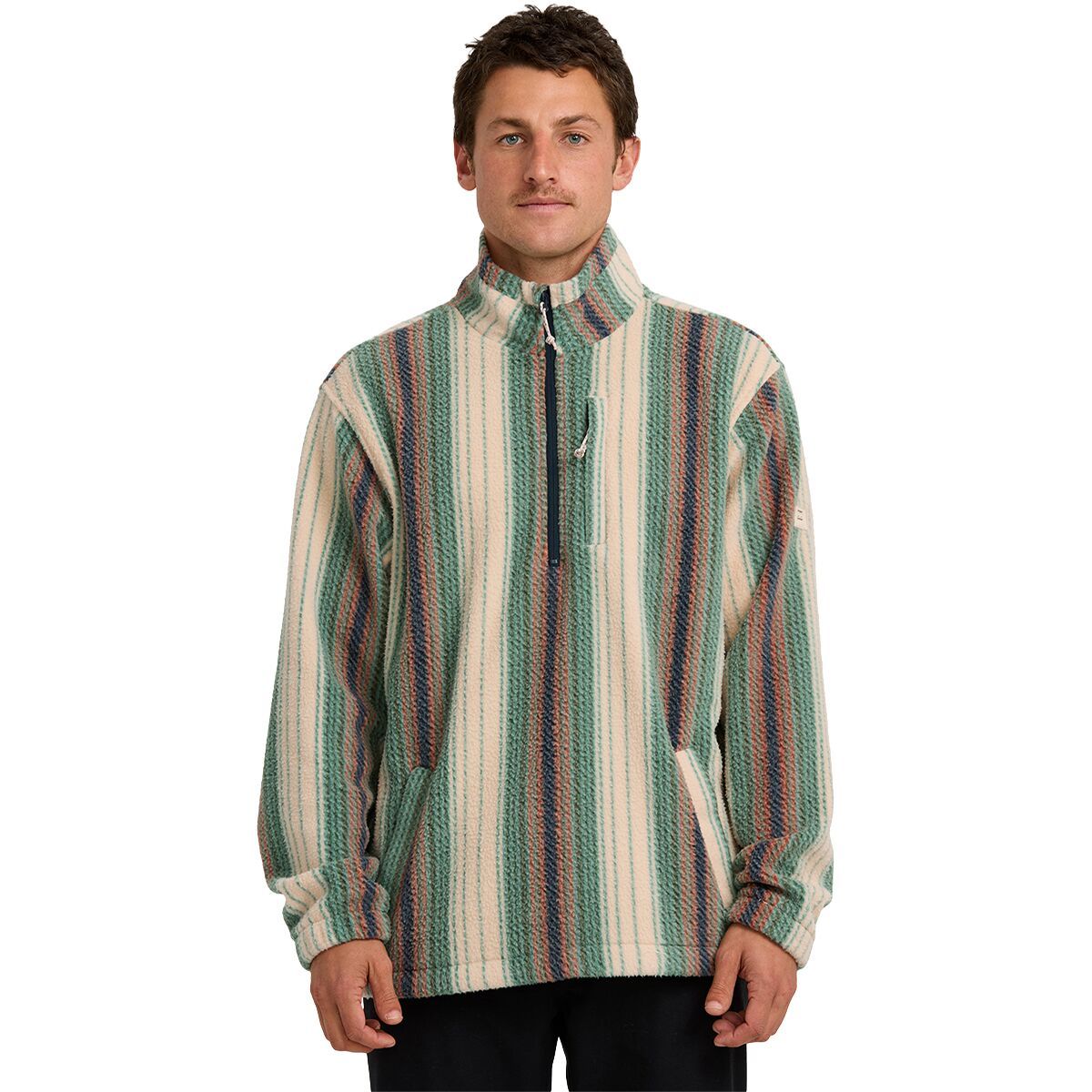 Image of Billabong Boundary Mock Neck Sweater - Men's Bolton, XL